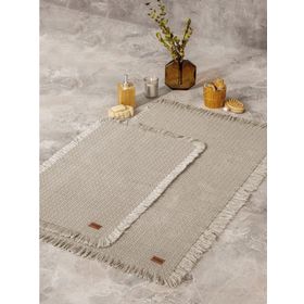 Cotton Box Bej 75x125+60x90 cm Klozet Takımı Bath Rug Set