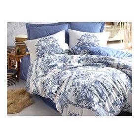 Cotton Box Bohem Egina Mavi Çift Kişilik Nevresim Takımı