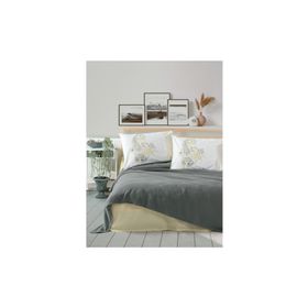 Cotton Box Bond Lori Antrasit Çift Kişilik Pike Takımı