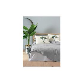 Cotton Box Bond Merops Gri Çift Kişilik Pike Takımı