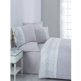 Cotton Box Brode Çift Kişilik Saten Nevresim Takımı