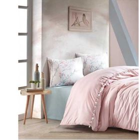 Cotton Box Candy Ranforce Linda Pudra Çift Kişilik Nevresim Takımı