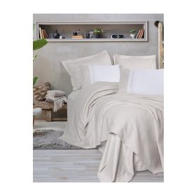 Cotton Box Chaste Lusso Bambu Çift Kişilik Taş Pike Takımı