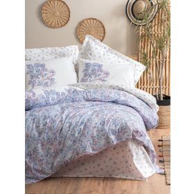Cotton Box Çift Kişilik Mapiya Mavi Bohem Nevresim Takımı