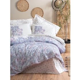 Cotton Box Çift Kişilik Mapiya Mavi Bohem Nevresim Takımı