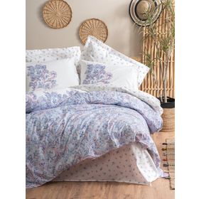 Cotton Box Çift Kişilik Mapiya Mavi Bohem Nevresim Takımı