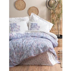 Cotton Box Çift Kişilik Mapiya Mavi Bohem Nevresim Takımı