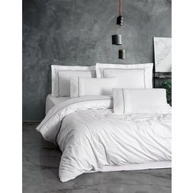 Cotton Box Classic Josina Bej Pamuk Çift Kişilik Nevresim Takımı