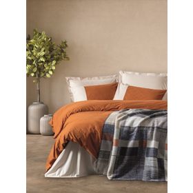 Cotton Box Clement Tarçın Comfy Pamuk Battaniyeli Tek Kişilik Nevresim Takımı