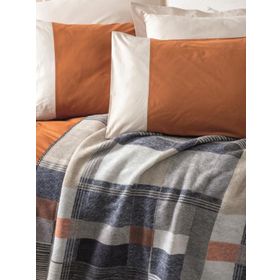 Cotton Box Comfy Clement Tarçın Pamuk Battaniyeli Çift Kişilik Nevresim Takımı