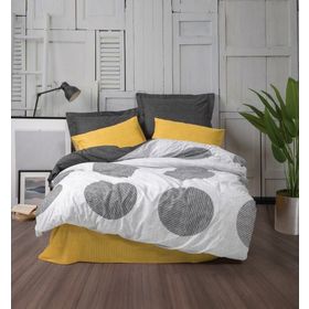 Cotton Box Dappled Modern Sarı Tek Kişilik Nevresim Takımı