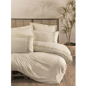 Cotton Box Darian Cotton Keten Çift Kişilik Nevresim Takımı