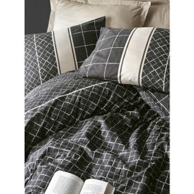 Cotton Box Dark Antre Bej Ranforce Çift Kişilik Nevresim Takımı