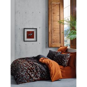 Cotton Box Dark Çift Kişilik Colin Tarçın Nevresim Takımı