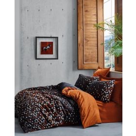 Cotton Box Dark Colin Tarçın Tek Kişilik 160x220 cm Nevresim Takımı