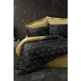Cotton Box Dark Veta Gold Çift Kişilik Nevresim Takımı
