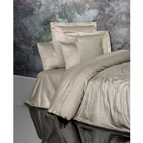 Cotton Box Demure Vizon Jakarlı Saten Çift Kişilik Nevresim Takımı