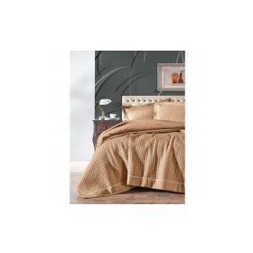 Cotton Box Dıamond Çift Kişilik Hardal Yatak Örtüsü