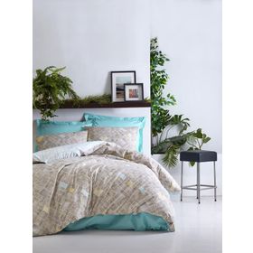 Cotton Box Dotted Turkuaz Nevresim Takımı Çift Kişilik