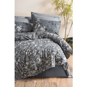 Cotton Box Dual Comely Antrasit Çift Kişilik 200x220 cm Nevresim Takımı