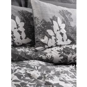 Cotton Box Dual Lunt Antrasit Çift Kişilik Nevresim Takımı