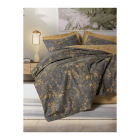 Cotton Box Dual Tek Kişilik Yadawa Hardal 160x220 cm Nevresim Takımı