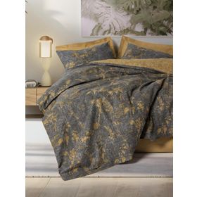 Cotton Box Dual Tek Kişilik Yadawa Hardal 160x220 cm Nevresim Takımı