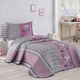 Cotton Box Dynamic Serisi Queen Pembe Tek Kişilik Yatak Örtüsü