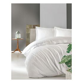 Cotton Box Elegant Beyaz Çift Kişilik Nevresim Takımı