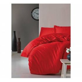 Cotton Box Elegant Kırmızı Çift Kişilik Saten Nevresim Takımı