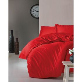 Cotton Box Elegant Kırmızı Çift Kişilik Saten Nevresim Takımı