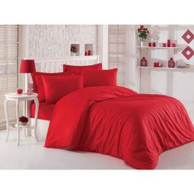 Cotton Box Elegant Kırmızı Çift Kişilik Saten Nevresim Takımı