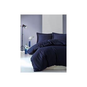 Cotton Box Elegant Lacivert Çift Kişilik Nevresim Takımı