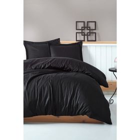 Cotton Box Elegant Stripe Siyah Çift Kişilik Nevresim Takımı