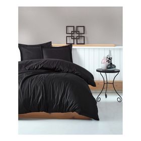 Cotton Box Elegant Stripe Siyah Çift Kişilik Nevresim Takımı