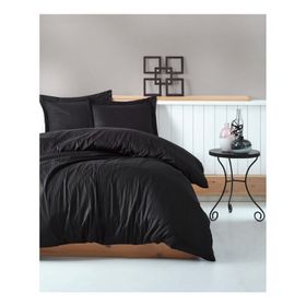 Cotton Box Elegant Stripe Siyah Çift Kişilik Nevresim Takımı