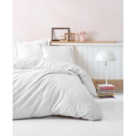 Cotton Box Elegante Beyaz Çift Kişilik Nevresim Takımı