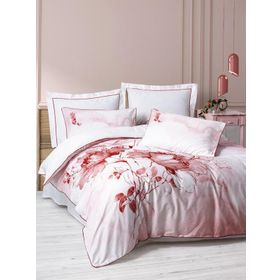 Cotton Box Elit Saten Gules Kırmızı Çift Kişilik Nevresim Takımı