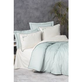 Cotton Box Elite Vanko Mint Saten Çift Kişilik 200x220 cm Nevresim Takımı