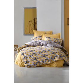 Cotton Box Elon Sarı Çift Kişilik Nevresim Takımı