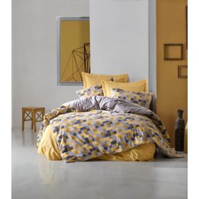 Cotton Box Elon Sarı Tek Kişilik Nevresim Takımı