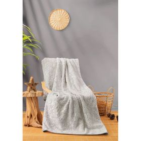 Cotton Box Emboss 220x240 Taş Çift Kişilik Battaniye