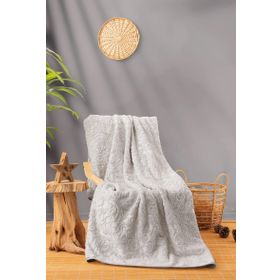 Cotton Box Emboss 220x240 Taş Çift Kişilik Battaniye