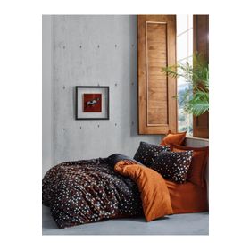 Cotton Box Emh Dark Çift Kişilik Colin Tarçın Nevresim Takımı