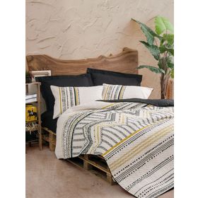Cotton Box Ethnic Elvira Siyah Çift Kişilik Nevresim Takımı
