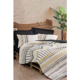Cotton Box Ethnic Elvira Siyah Çift Kişilik Nevresim Takımı