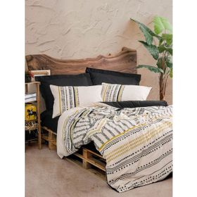 Cotton Box Ethnic Elvira Siyah Çift Kişilik Nevresim Takımı