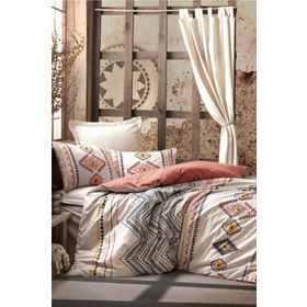 Cotton Box Ethnic Felix Kiremit Çift Kişilik Nevresim Takımı