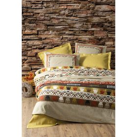 Cotton Box Ethnic Magnus Hardal Çift Kişilik 200x220 cm Nevresim Takımı