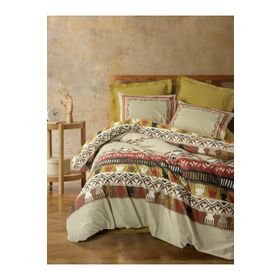 Cotton Box Ethnic Magnus Hardal Çift Kişilik 200x220 cm Nevresim Takımı